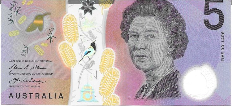 Billetes - Oceania - Australia - 62a - S/C - 2016 - 5 Dolares - num ref:34927 - Click en la imagen para cerrar