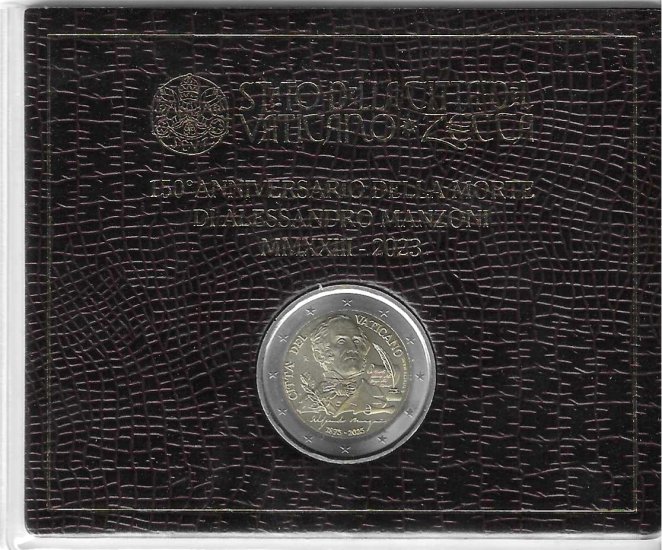 Monedas - Euros - 2€ - Vaticano - SC - 2023 - Manzoni - Click en la imagen para cerrar
