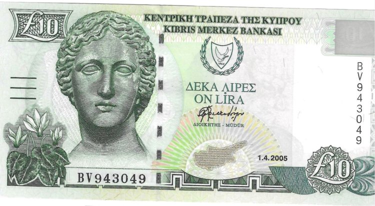 Billetes - Europa - Chipre - 62 - SC - 2005 - 10 pounds - Num.ref: BV943049 - Click en la imagen para cerrar