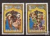 Sellos - Países - Andorra - Correo Español - Series completas - 1973 - 087/088 - **