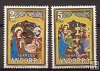 Sellos - PaÃses - Andorra - Correo Español - Series completas - 1973 - 087/088 - **