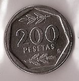 Monedas - España - Juan Carlos I (pesetas) - 1988 - 200 pesetas