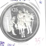 Monedas - America - Islas Virgenes - - 1992 - 25 dolares- plata - PROOF