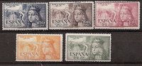 Sellos - Países - España - 2º Cent. (Series Completas) - Estado Español - 1951 - 1097/1101 - **