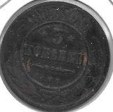 Monedas - Europa - Rusia - 11.2 - Año 1903 - 3 Kopeks