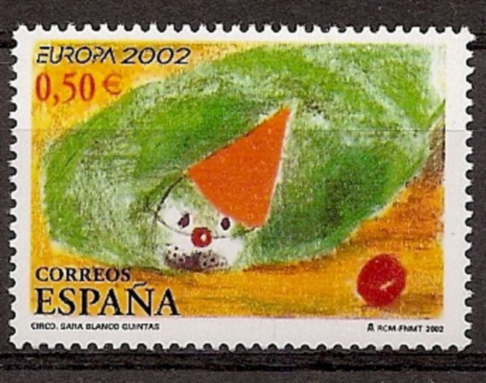 Sellos - Países - España - 2º Cent. (Series Completas) - Juan Carlos I - 2002 - 3896 - ** - Click en la imagen para cerrar