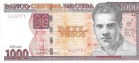 Billetes - America - Cuba - 132 - MBC+ - 1000 pesos - Num.ref: 905771
