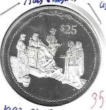 Monedas - America - Islas Virgenes - 123 - 1992 - 25 dolares - plata - PROOF