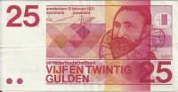 Billetes - Europa - Holanda - 92 - MBC- - Año 1971 - 25 Gulden