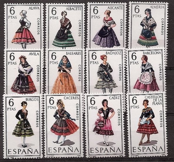 Sellos - Países - España - 2º Cent. (Series Completas) - Estado Español - 1967 - 1767/78 - ** - Click en la imagen para cerrar