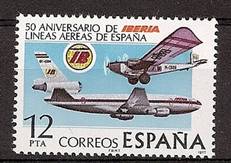 Sellos - Países - España - 2º Cent. (Series Completas) - Juan Carlos I - 1977 - 2448 - ** - Click en la imagen para cerrar