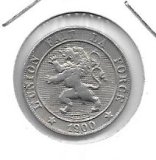 Monedas - Europa - Belgica - 41 - 1900 - 5 ct