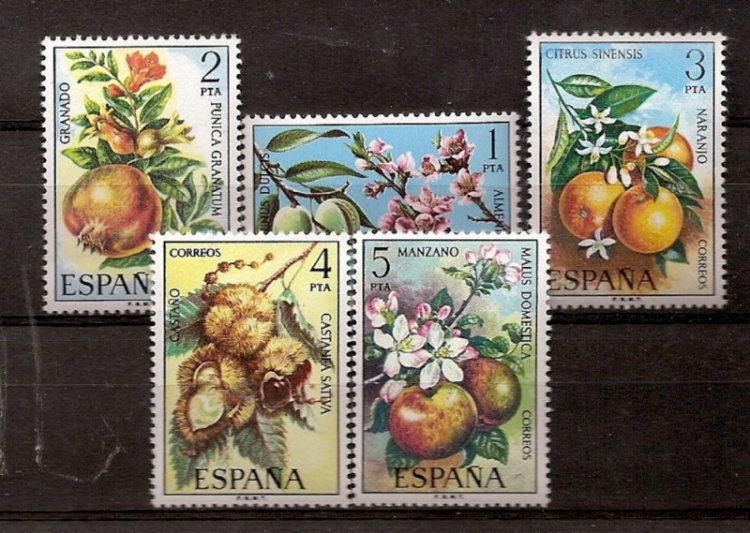 Sellos - Países - España - 2º Cent. (Series Completas) - Estado Español - 1975 - 2254/58 - ** - Click en la imagen para cerrar
