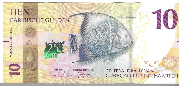 Billetes - America - CuraÃ§ao - 1 - SC - 2025 - 10 gulden - Num.ref: C114193931 - Click en la imagen para cerrar