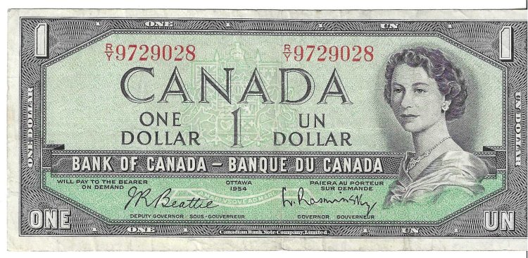 Billetes - America - Canada - 74B - MBC - 1961-72 - dolar - Num.ref: 9729028 - Click en la imagen para cerrar