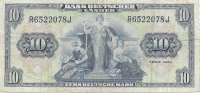 Billetes - Europa - Alemania - 16 - mbc- - 1949 - 10 francos - Num.ref: R6522078J