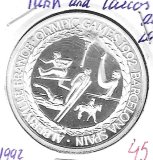 Monedas - America - Islas Turks and Caicos - 83 - 1992 - dolar - plata