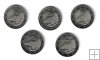 Monedas - Euros - 2€ - Alemania - - SC - 2024 - Mecklenburg - Conjunto 5 monedas