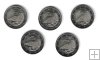 Monedas - Euros - 2€ - Alemania - - SC - 2024 - Mecklenburg - Conjunto 5 monedas