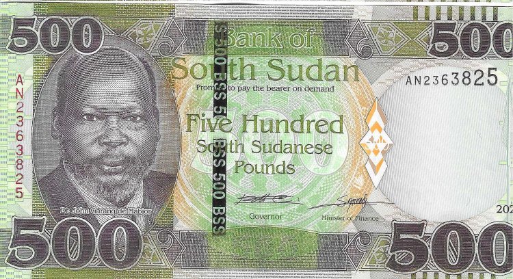 Billetes - Africa - Sudan del Sur - 32B - SC - 2020 - 500 pounds - Num.ref: AN2363825 - Click en la imagen para cerrar