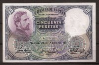 II República (1931 - 1939) - Banco de España - 375 - ebc - Año 1931 - 50 ptas