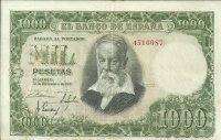 Billetes - España - Estado Español (1936 - 1975) - 1000 ptas - 515 - mbc- - 31/121951 - ref.4516087