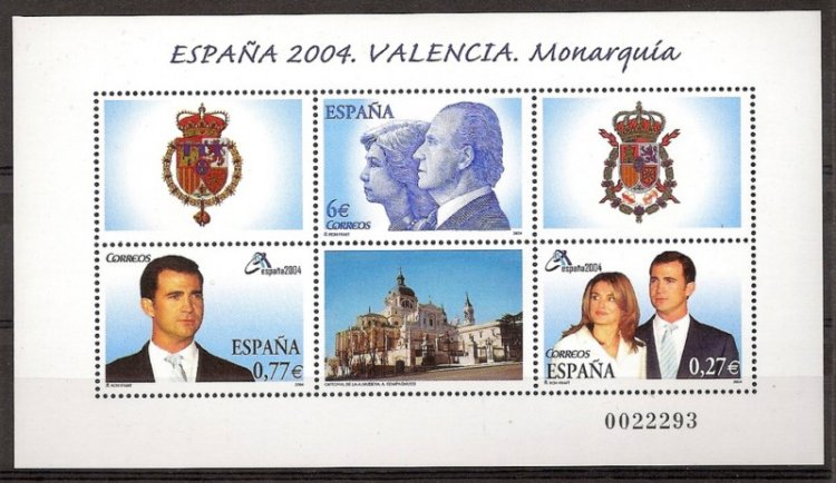 Sellos - Países - España - 2º Cent. (Series Completas) - Juan Carlos I - 2004 - 4087 - ** - Click en la imagen para cerrar