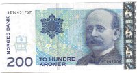 Billetes - Europa - Noruega - 48a - MBC - 1994 - 200 corona - Num.ref: 07002006