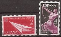 Sellos - Países - España - 2º Cent. (Series Completas) - Estado Español - 1956 - 1185/86 - **