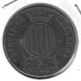 Monedas - EspaÃ±a - Isabel II (1833 - 1868) - 146 - 1839 - 3 cuartos - Catalunya