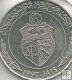 Monedas - Africa - Tunez - 347 - Año 1997 - Dinar