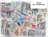Paises - Europa - Italia - 200 sellos diferentes