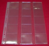 Material - Hojas album monedas - Faro - OPTIMA M15