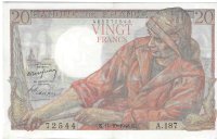 Billetes - Europa - Francia - 100 - EBC- - 1948 - 20 francos - Num.ref: 72544