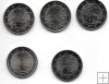 Monedas - Euros - 2€ - Alemania - SC - 2020 - Genuflexión Varsovia - Conjunto 5 cecas