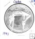 Monedas - America - Cuba - 345 - 1990 - 10 pesos - plata
