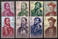 Sellos - Países - España - 2º Cent. (Series Completas) - Estado Español - 1962 - 1454/61 - **