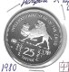 Monedas - Asia - Mongolia - 39.1 - 1980 - 25 tugrik - plata
