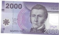 Billetes - America - Chile - 162e - SC - 2015 - 2000 cordobas - Num.ref: DC51883363