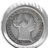 Monedas - EspaÃ±a - Isabel II (1833 - 1868) - 256 - 1852 - Real - plata - Madrid