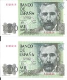 Billetes - EspaÃ±a - Juan Carlos I (1975 - 2014) - 1000 ptas - 523 - sc - 1979 - 1000 ptas - Sin serie - Pareja correlativa - num. ref: 9328818/9328819