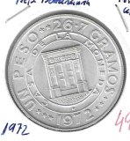 Monedas - America - Rep.Dominicana - 34 - 1972 - Peso - plata