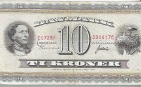 Billetes - Europa - Dinamarca - 44 - MBC - 10 coronas - Num.ref: C1725F