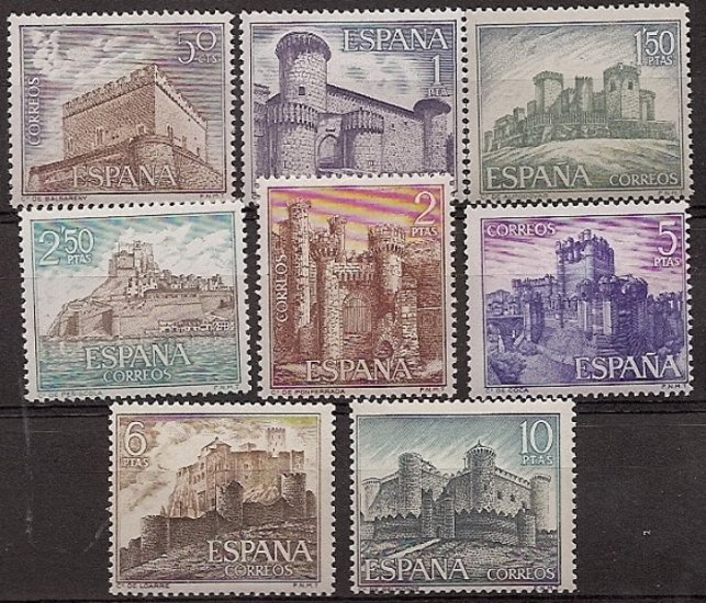 Sellos - Países - España - 2º Cent. (Series Completas) - Estado Español - 1967 - 1802/08 - ** - Click en la imagen para cerrar