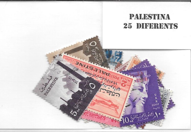 Paises - Asia - Palestina - 25 sellos diferentes - Click en la imagen para cerrar