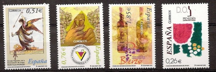 Sellos - Países - España - 2º Cent. (Series Completas) - Juan Carlos I - 2003 - 4015/18 - ** - Click en la imagen para cerrar