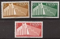 Sellos - Países - España - 2º Cent. (Series Completas) - Estado Español - 1956 - 1196/98 - **