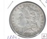 Monedas - America - Estados Unidos - - 1884 - dolar - plata
