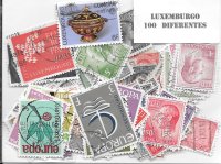 Paises - Europa - Luxemburgo - 100 sellos diferentes
