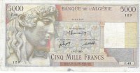 Billetes - Africa - Argelia - 105 - MBC - 1947 - 5000 francos - Num.ref: 1180109